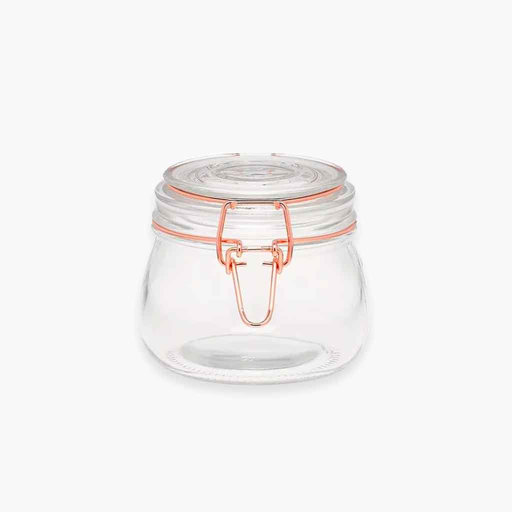 Airtight Copper Wire Clip Top Glass Jars