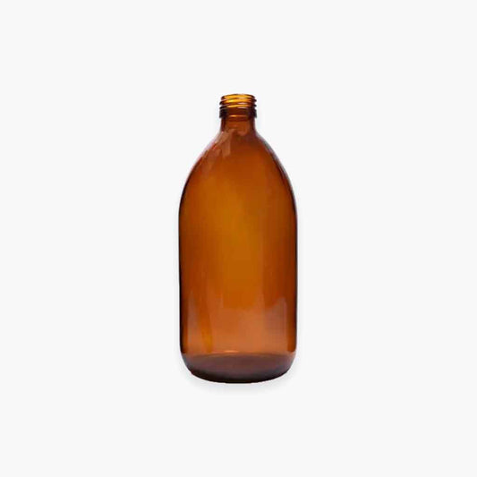 Amber Glass Bottle - 1L