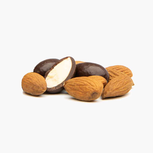Dark Belgian Chocolate Almonds - Vegan