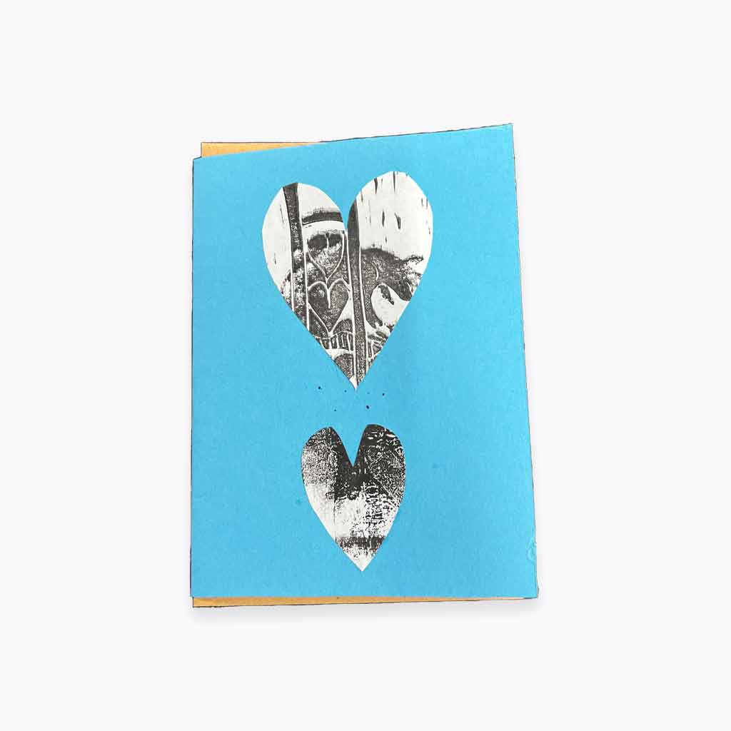 Love Hearts Charity Card - Reclaimed