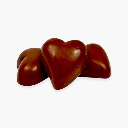 Hazelnut Truffle Filled Love Hearts - Organic, Vegan