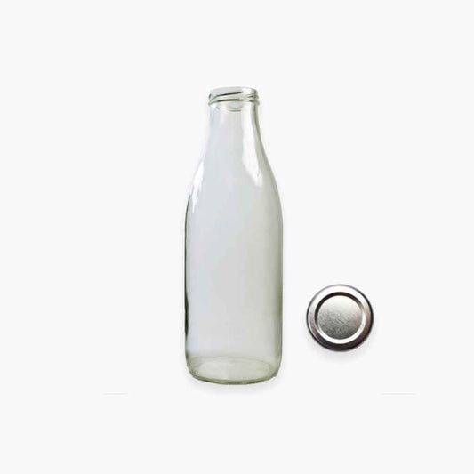 Glass Milk Bottle - 1L