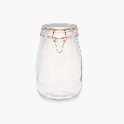 Airtight Copper Wire Clip Top Glass Jars