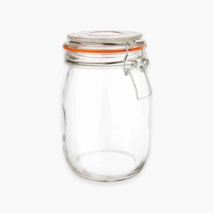Airtight Clip Top Glass Jars