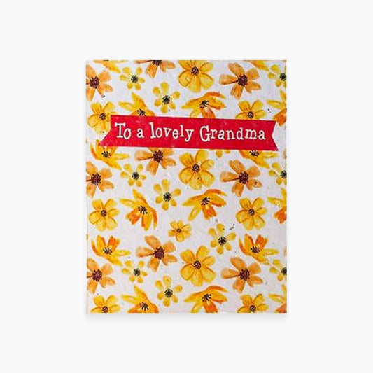 To a Lovely Grandma Wildflower Seed Card