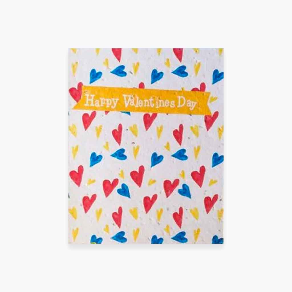 Happy Valentines Wildflower Seed Card